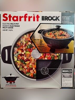 Starfrit The Rock Electric Multi-Pot - Black